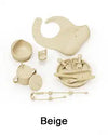 11 Piece Set Beige